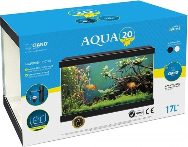 Aquarium aqua 20 classic 40x20x24,8CM