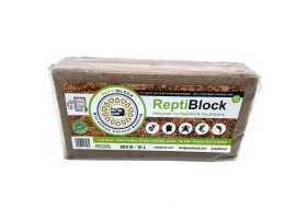 Bodembedekking Reptiel : Reptiblock - Microchip Coconut Bedding - 550 gram