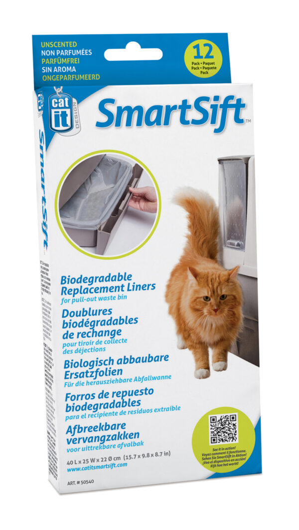 Cat-It Smart sift afvalzak - 12 stuks - 40L
