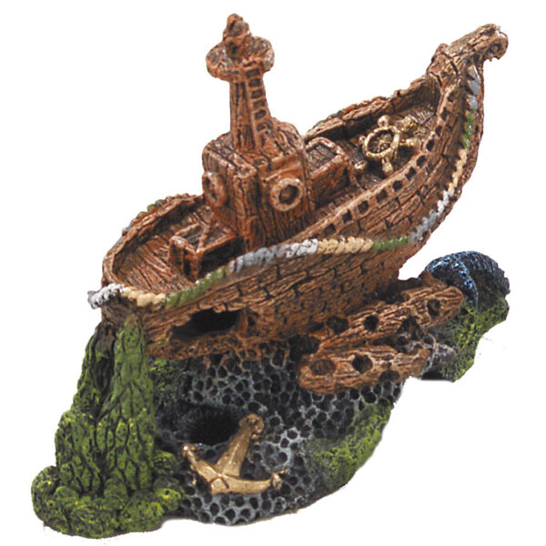 Galleon wrak S - 18x11x16CM