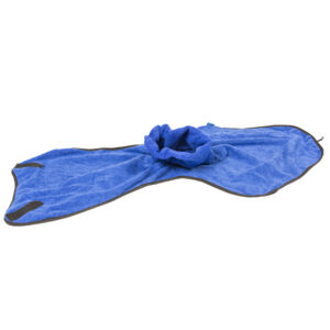 Badjas Voor Hond Microfiber L - 40cm blauw