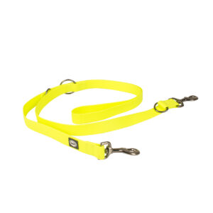 South duo leiband pvc 200cm/25mm neon geel