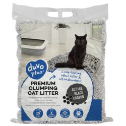 Kattenbakvulling premium active black carbon Blauw/grijs 12kg