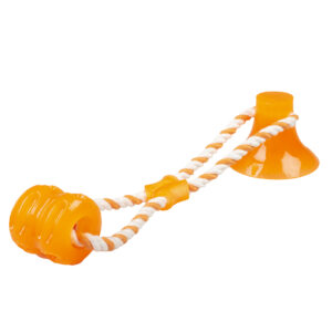 Tug and chew toy oranje