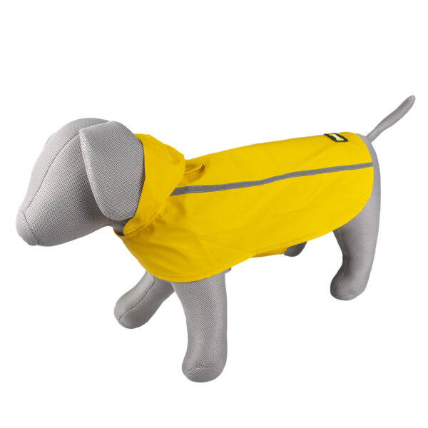 Hondenregenjas reflecterend geel