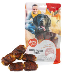 chew! BBQ varkensribbetjes 9,8cm - 6pcs / 300g