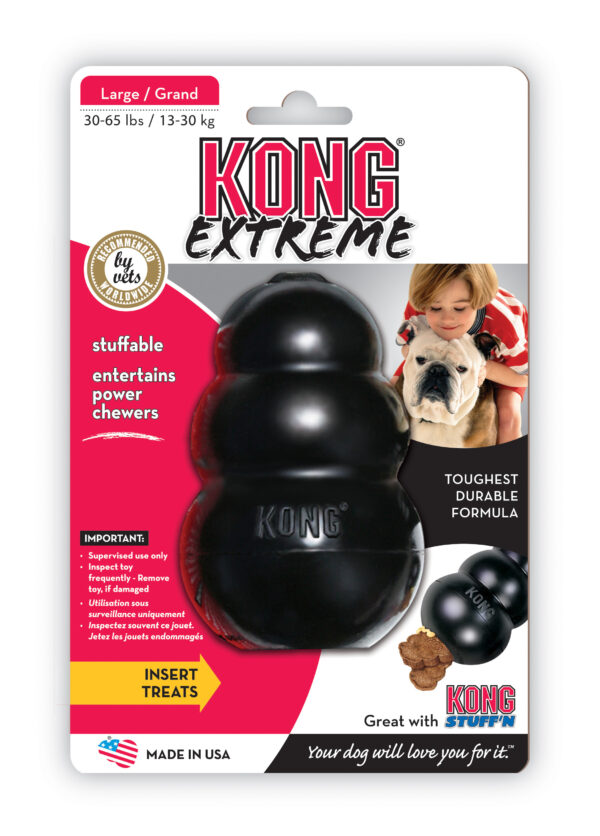 KONG EXTREME (GIANT) XL - 13x9x9cm zwart