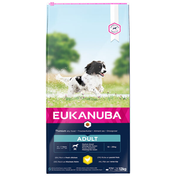 Eukanuba Dog active adult medium breed 12kg