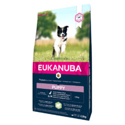 Eukanuba Puppy Small & Medium Breed lam en rijst 2.5 kg