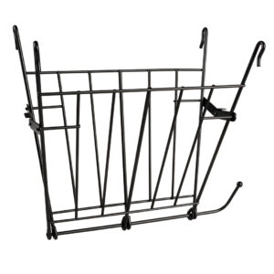 Zwarte hooiruif metaal 19x18x11cm zwart prd webl