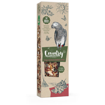 Country Zaadstick snack papegaai rozebot & vlierbes 140g