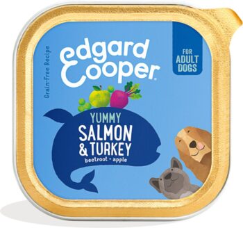 Edgard en Cooper Kuipje Zalm en Kalkoen 150 gr