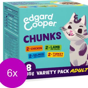 Karton : Multipack - Brokjes in saus voor volwassen katten 6x(8x85g)