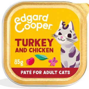 Edgard en Cooper Kattenvoer Adult Paté Kalkoen en Kip 85 gr