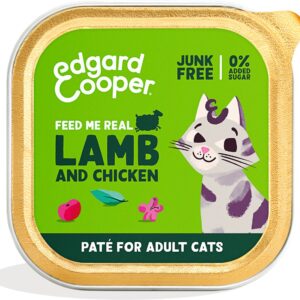 Edgard en Cooper Lam en Kip paté - Natvoer voor katten - 85gr