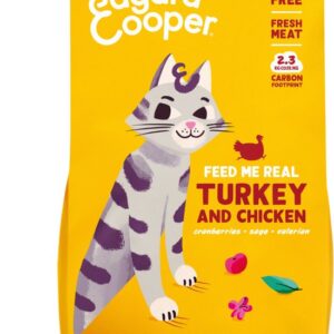 Edgard en Cooper Kattenvoer Verse Kalkoen en Kip