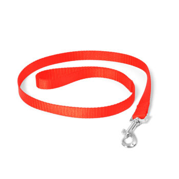 Nylon Leiband XS - 120cm/10mm rood