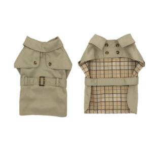 Hondenjas trench coat