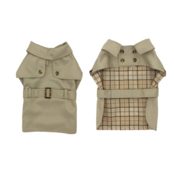 Hondenjas trench coat