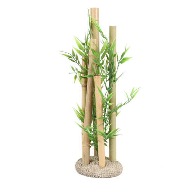 Bamboe ornament L - 10,5x8,5x26cm Meerkleurig