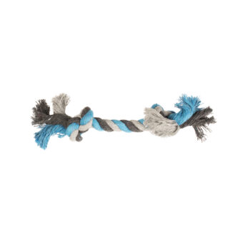 Knoop Katoen 15cm blauw