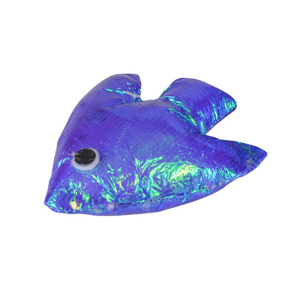 Blinky vissen 6,5x8x2,5cm blauw