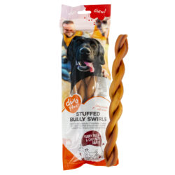 chew! Gevulde bully sticks 15cm – 10pcs -310g bruin