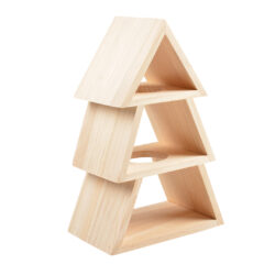 Houten klauterboom 16x10x25cm bruin