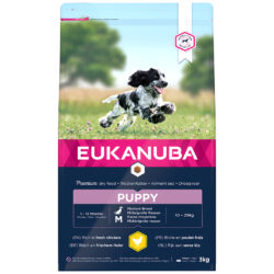 Eukanuba Growing Puppy Medium Breed - 3kg