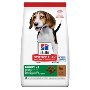 Hill's Science Plan Puppy Medium met lam en rijst 2,5kg