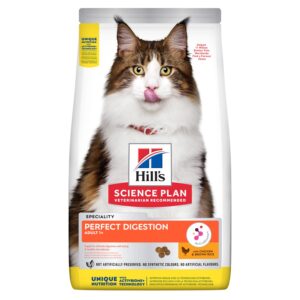 Hill's Science Plan Perfect Digestion Adult Kattenvoer met Kip & bruine Rijst