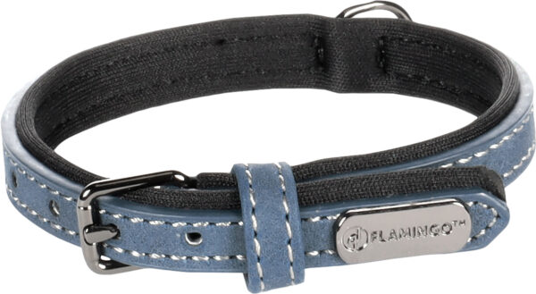 Halsband met neopreen Delu Blauw XS