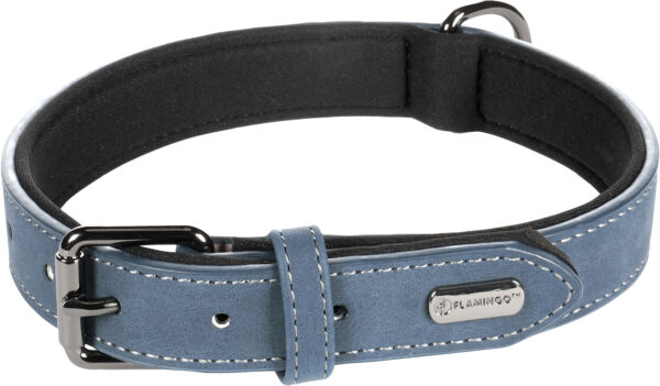 Halsband met neopreen Delu Blauw M;L