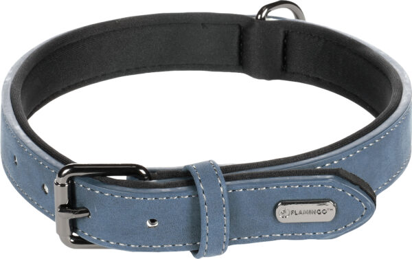 Halsband met neopreen Delu Blauw L