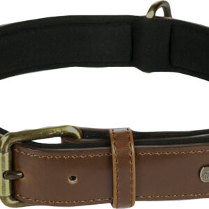 Halsband met neopreen Lyabo Bruin L