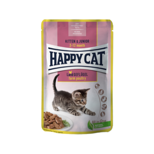 Happy Cat - natvoer kitten 2-12 maand - kip -85gr