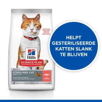 Hill’s Science Plan Sterilised Cat Adult Kattenvoer met Zalm – 1.5 kg