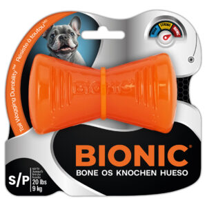 Bionic bone oranje S - 9,5x5x4cm