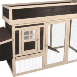 Kippenhok Flora Country Bruin 168x65x106CM